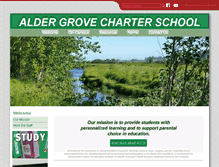 Tablet Screenshot of aldergrovecharter.org